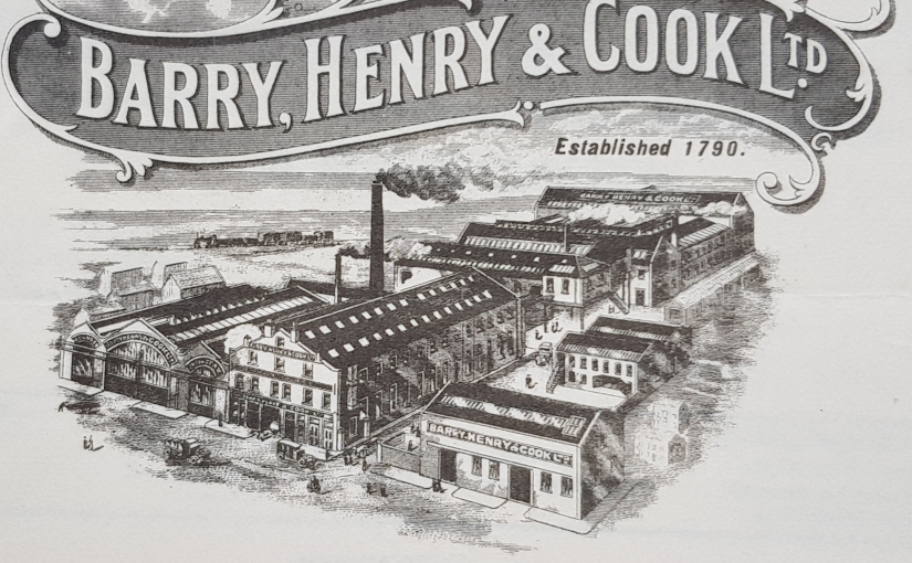 Barry Henry and Cook Ltd Letterhead